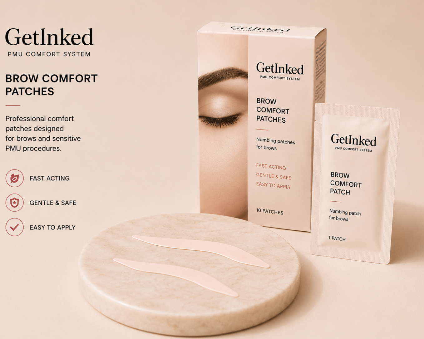 GetInked Brow Comfort Patches